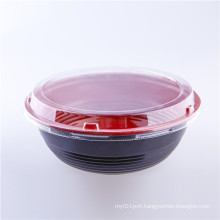 550ML Disposable Plastic Soup Bowl With Lid